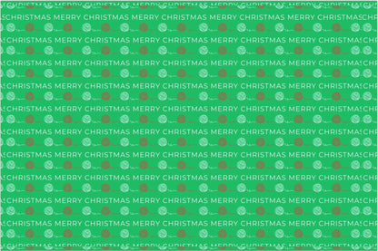 "Evergreen Bliss" Yarn-Inspired Wrapping Paper – Instant Download Single Design