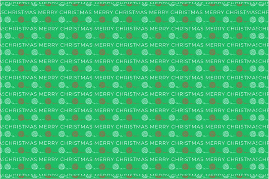 "Evergreen Bliss" Yarn-Inspired Wrapping Paper – Instant Download Single Design