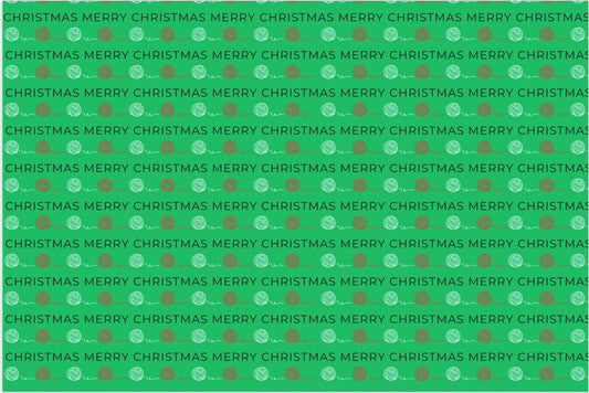 "Evergreen Bliss 2.0" Yarn-Inspired Wrapping Paper – Instant Download Single Design