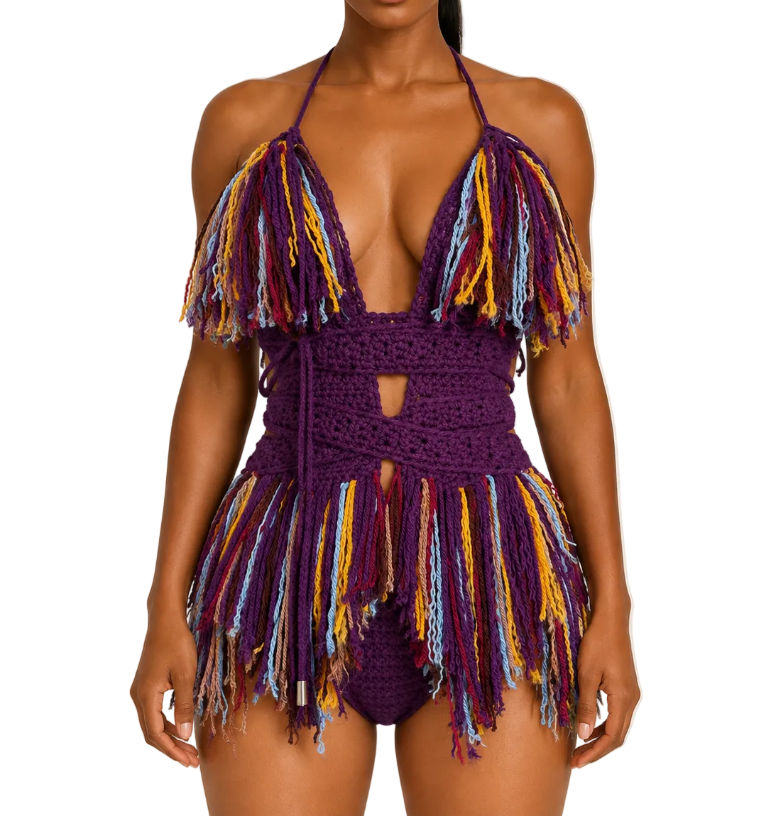 Hebe Crochet One Piece Juxt Edition Medium – Ready to Ship (48 Hours)