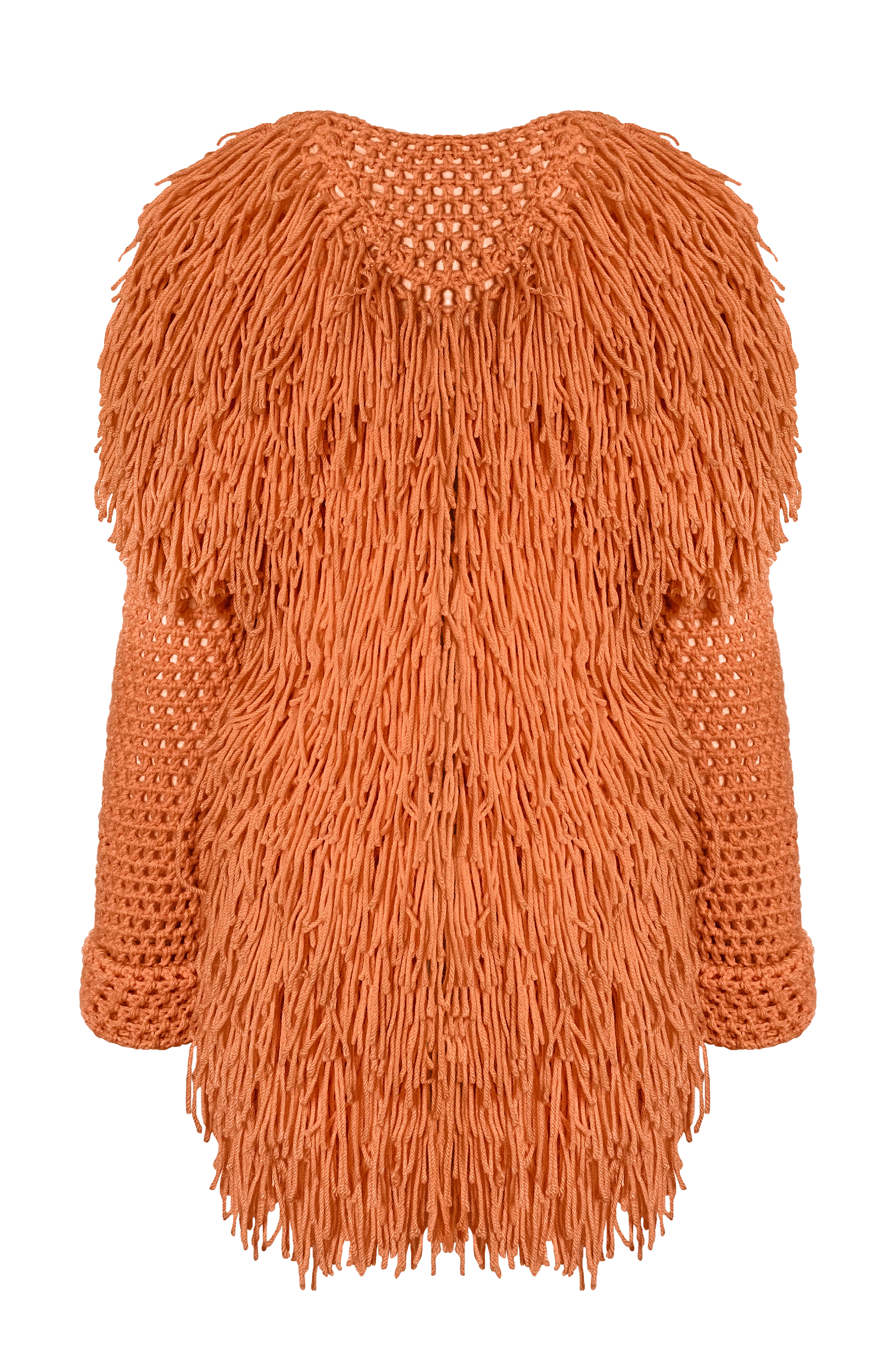 Shaggy crochet jacket discount