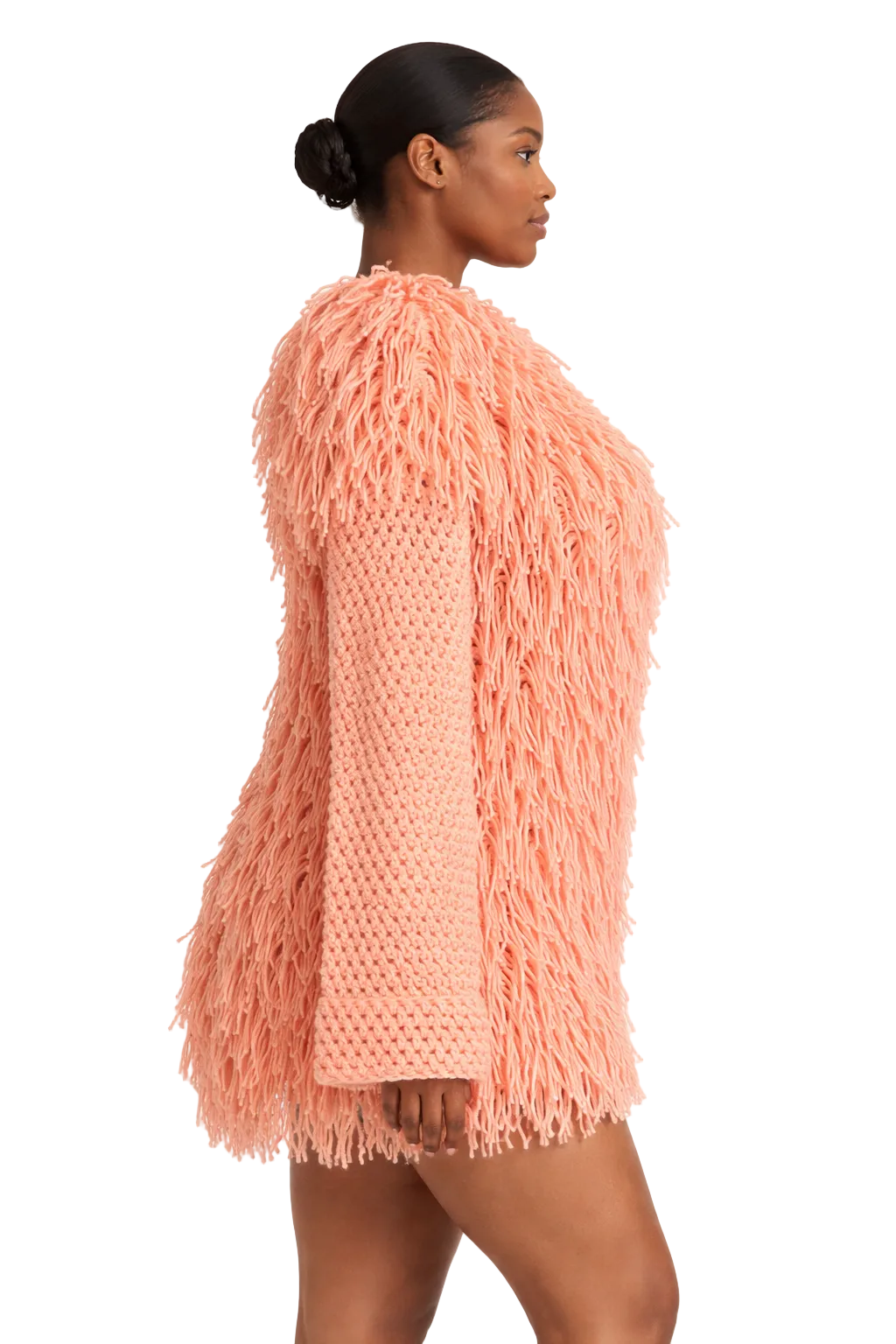 TANIJAY CROCHET SWEATER Artemis Crochet Fringe Layer