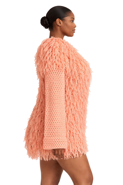 TANIJAY CROCHET SWEATER Artemis Crochet Fringe Layer