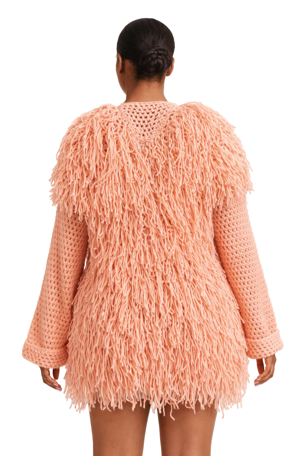 TANIJAY CROCHET SWEATER Artemis Crochet Fringe Layer