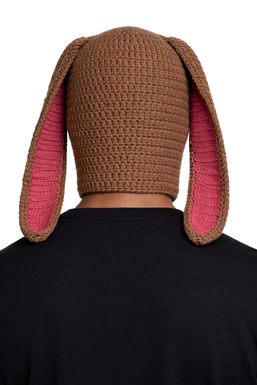 TANIJAY CROCHET BALACLAVA MASK Bunny Ear Crochet Balaclava Ski Mask