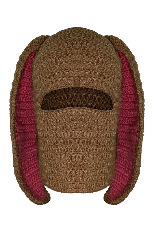 TANIJAY CROCHET BALACLAVA MASK Bunny Ear Crochet Balaclava Ski Mask