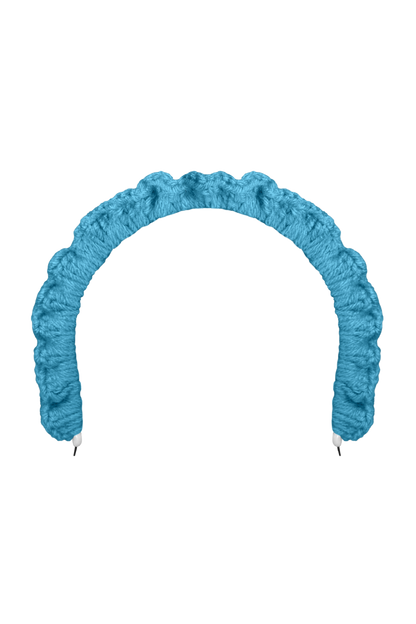 TANIJAY CROCHET headband Classic Ruffle Headband – Turqua