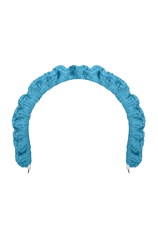 TANIJAY CROCHET headband Classic Ruffle Headband – Turqua