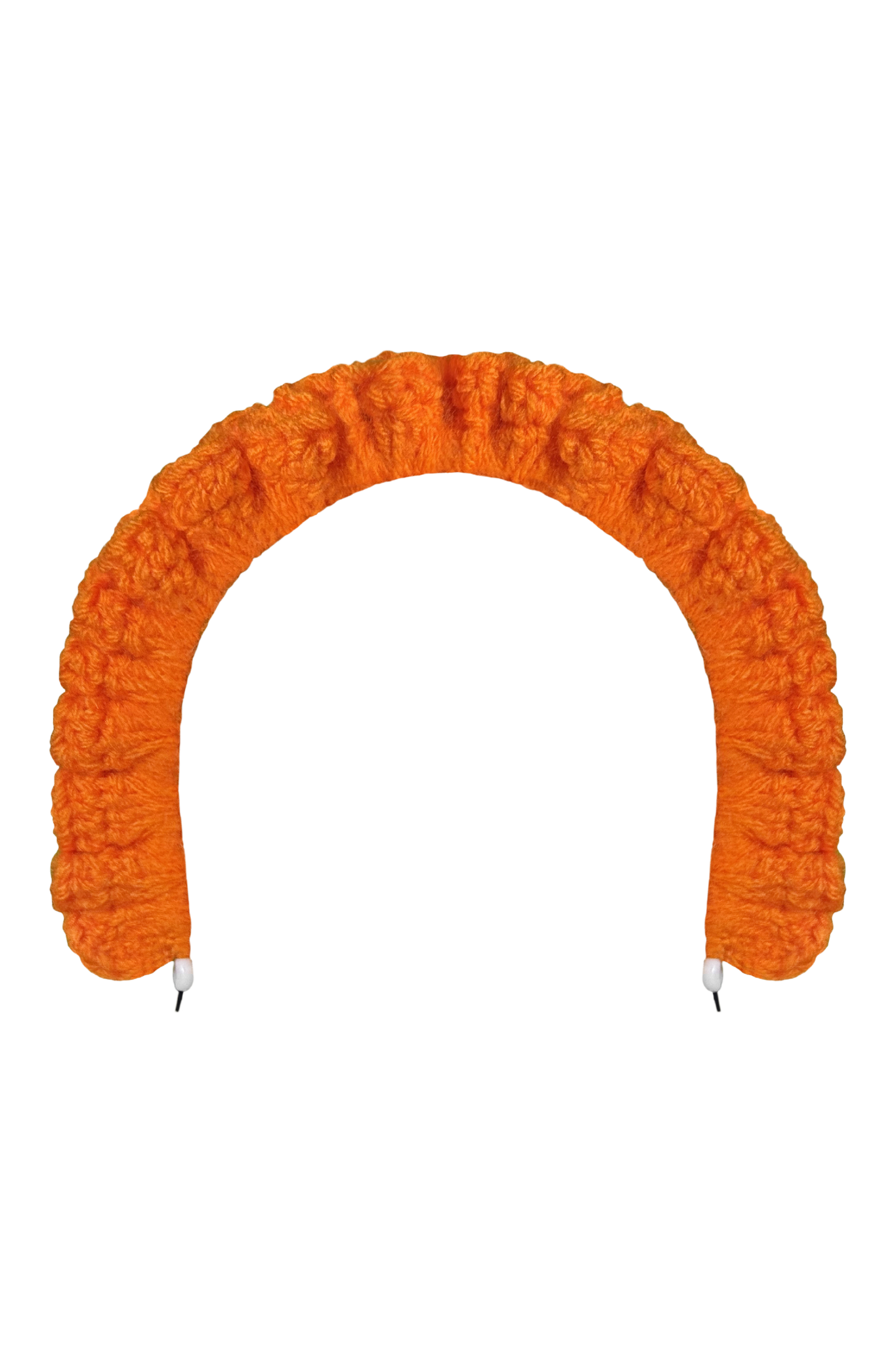 TANIJAY CROCHET headband Full Ruffle Headband – Pumpkin