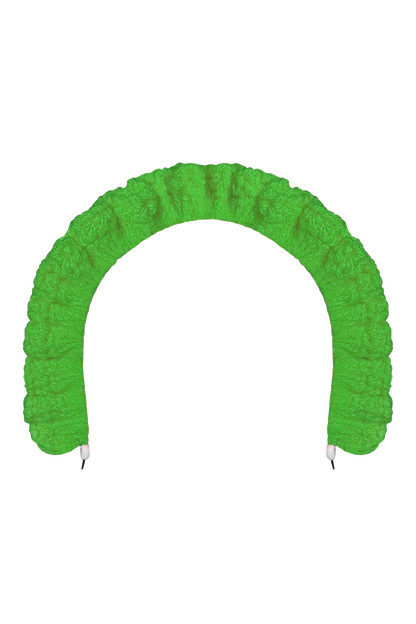 TANIJAY CROCHET headband Full Ruffle Headband – Spring Green