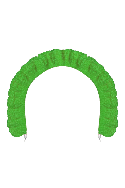 TANIJAY CROCHET headband Full Ruffle Headband – Spring Green