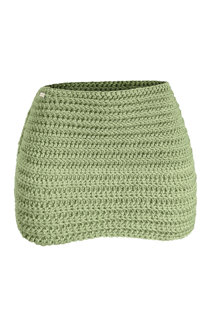 TANIJAY CROCHET SKIRT Gaia Crochet Mini Skirt