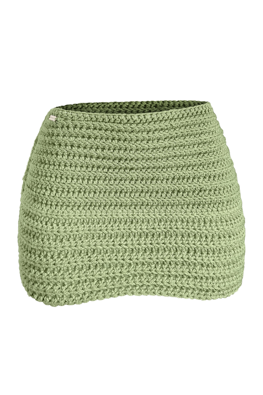 TANIJAY CROCHET SKIRT Gaia Crochet Mini Skirt
