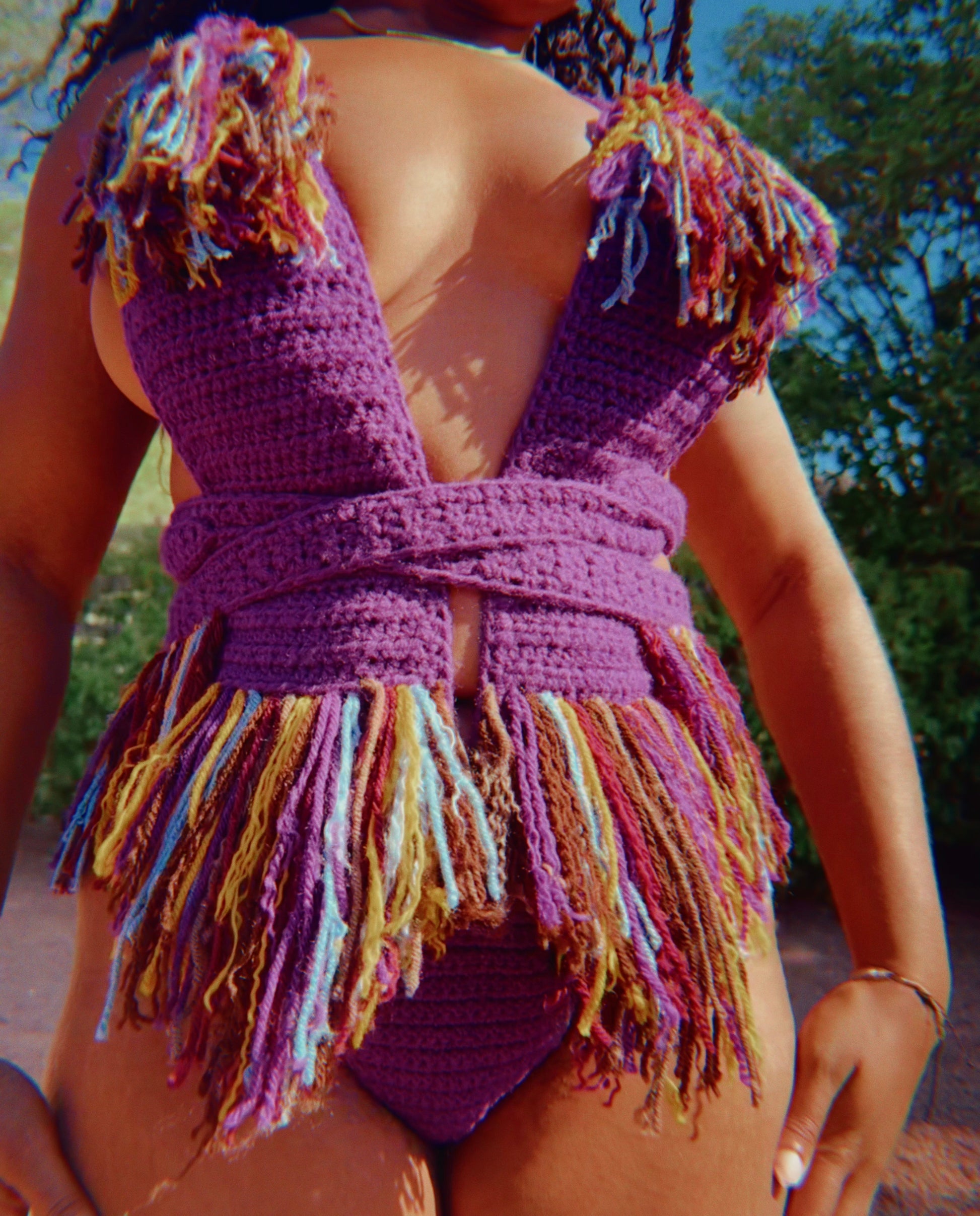 TANIJAY CROCHET ONE PIECE Halo Crochet Monokini: Juxt Edition