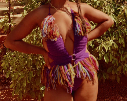 TANIJAY CROCHET ONE PIECE Halo Crochet Monokini: Juxt Edition