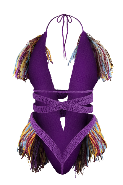 TANIJAY CROCHET ONE PIECE Halo Crochet Monokini: Juxt Edition