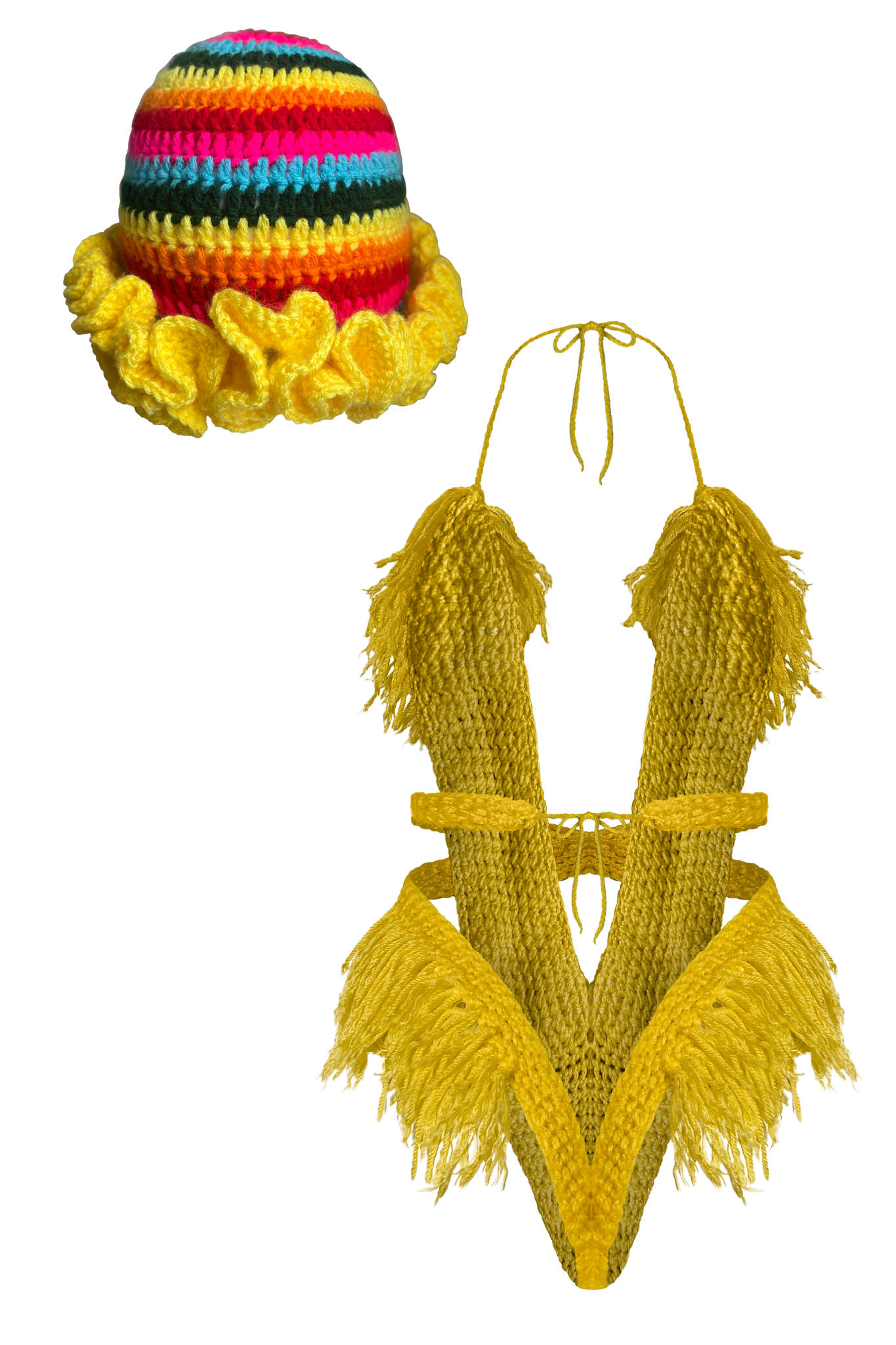 TANIJAY CROCHET SWIMSET HALO SET