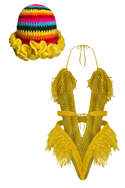 TANIJAY CROCHET SWIMSET HALO SET