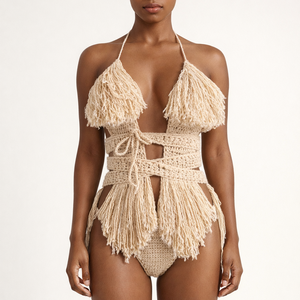 TANIJAY CROCHET READY TO SHIP Hebe Crochet One Piece Buff Small – Ready to Ship (48 Hours)