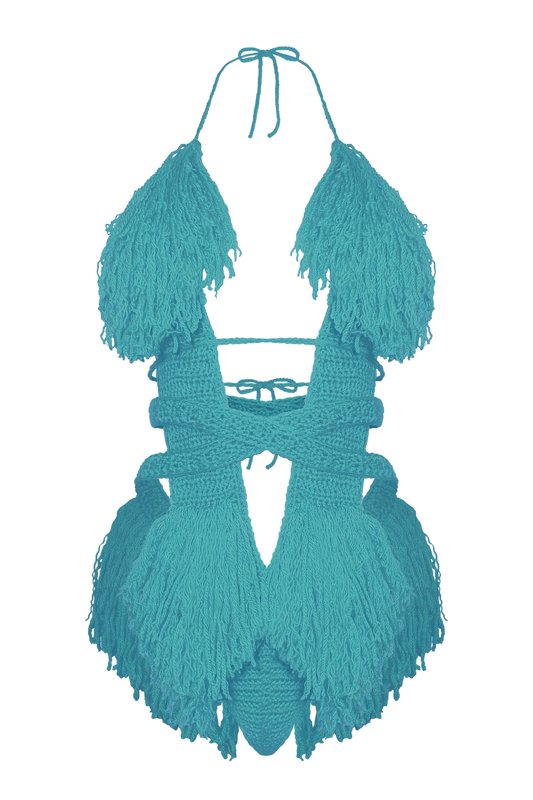 TANIJAY CROCHET ONE PIECE Hebe Crochet One Piece - Large