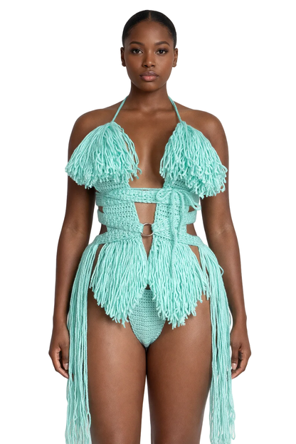 TANIJAY CROCHET READY TO SHIP Hebe Crochet One Piece Pumpkin Medium – Ready to Ship (48 Hours) (Copy 2)