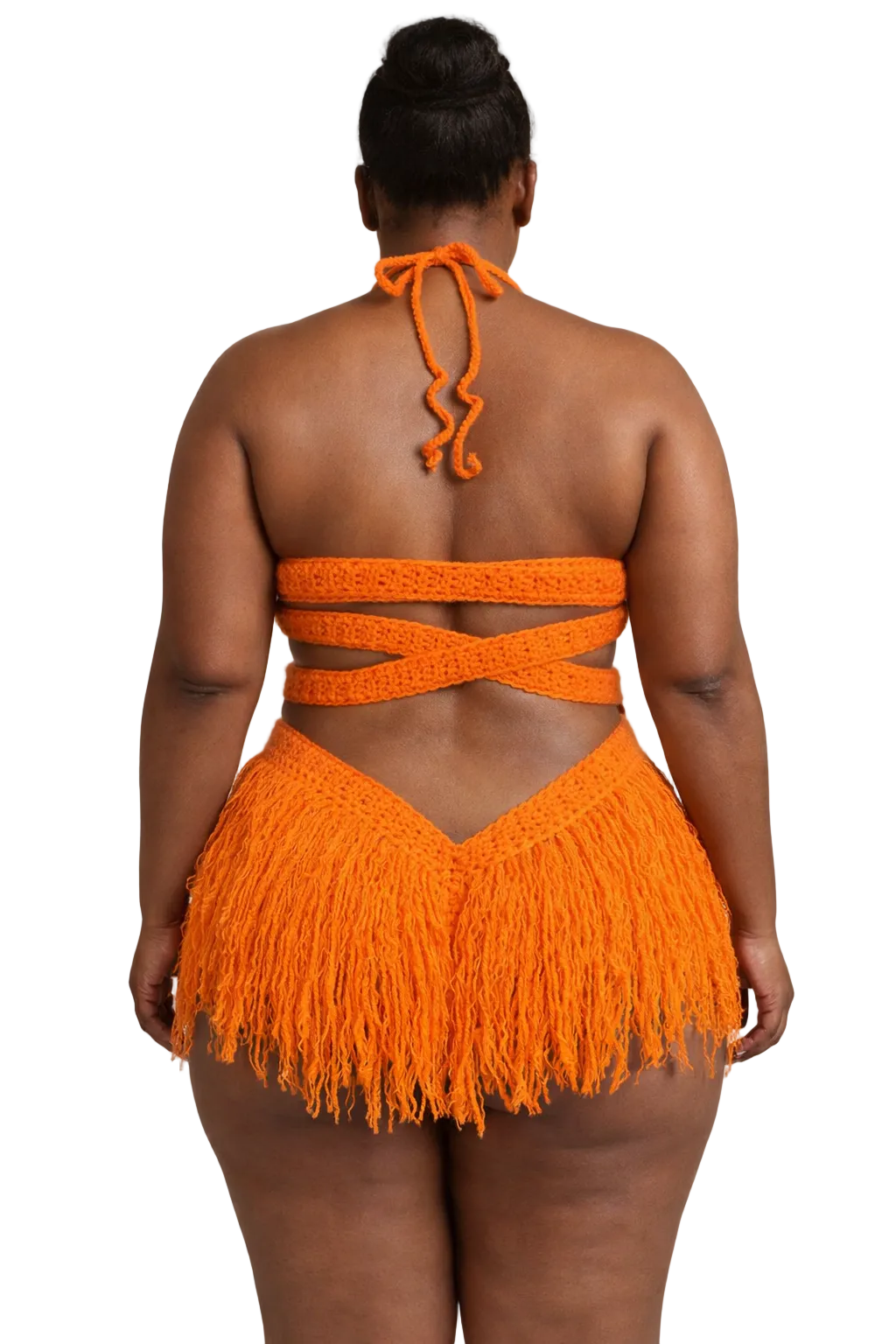 TANIJAY CROCHET ONE PIECE Hebe Crochet One Piece - Pumpkin
