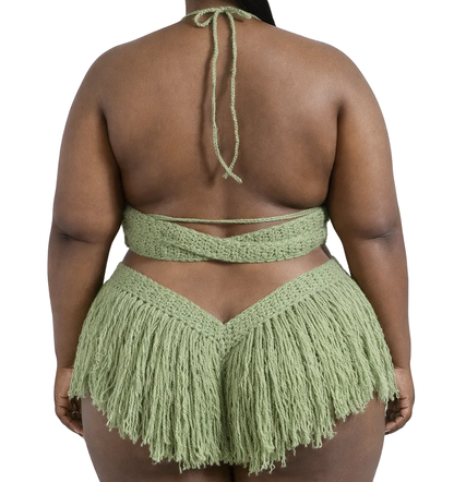 TANIJAY CROCHET READY TO SHIP Hebe Crochet One Piece Tea Leaf 3XL – Ready to Ship (48 Hours)