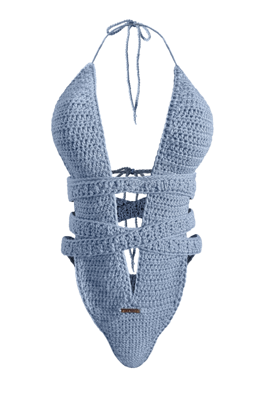 TANIJAY CROCHET ONE PIECE Hemera Crochet One Piece : High Cut Coverage