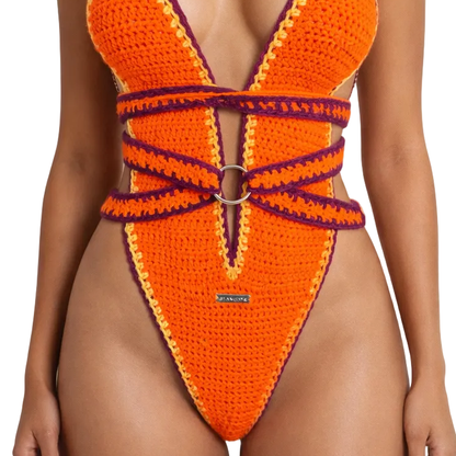 TANIJAY CROCHET READY TO SHIP Hemera Triad Crochet One Piece Small – Ready to Ship (48 Hours)