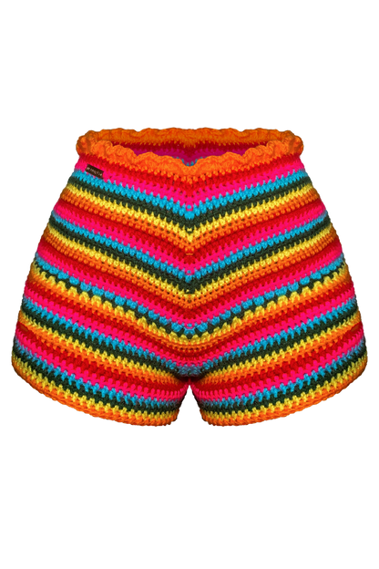 TANIJAY CROCHET PANTS Iris Crochet Shorts