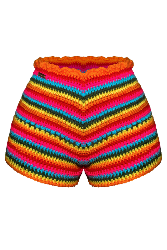 TANIJAY CROCHET PANTS Iris Crochet Shorts
