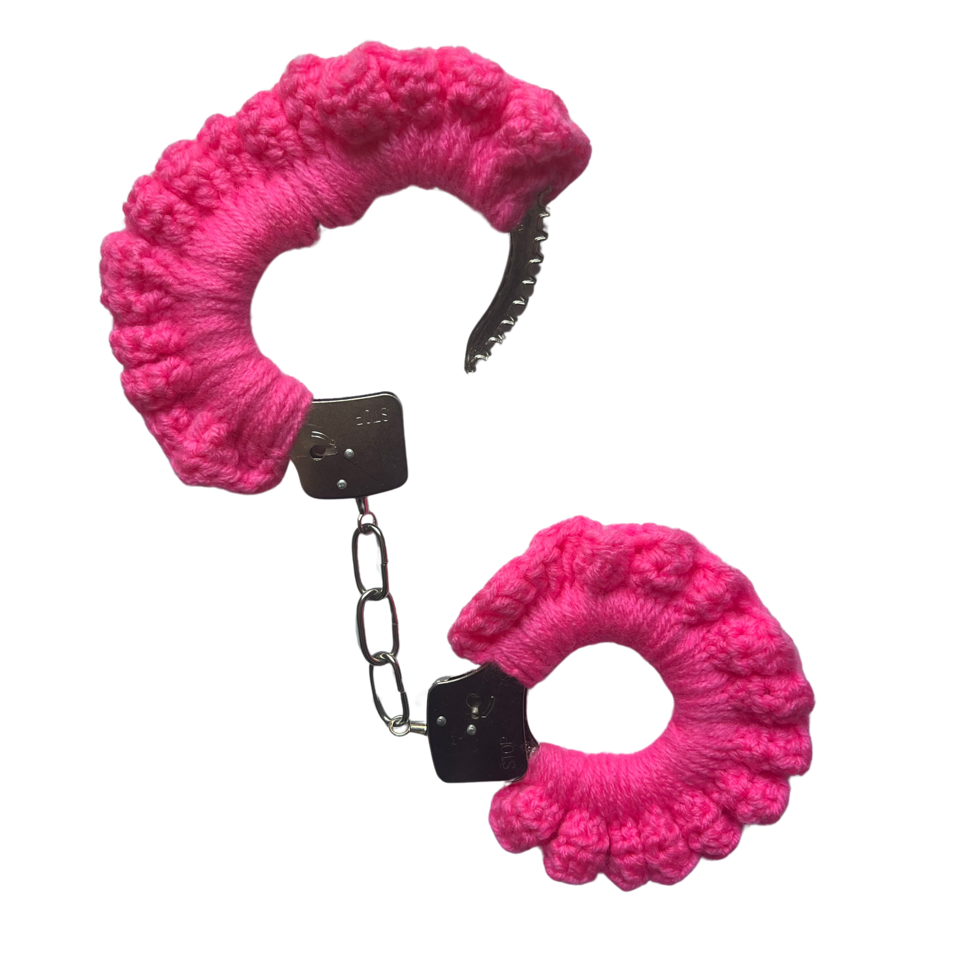 TANIJAY CROCHET Handcuffs ONE SIZE Plain Crochet Handcuffs