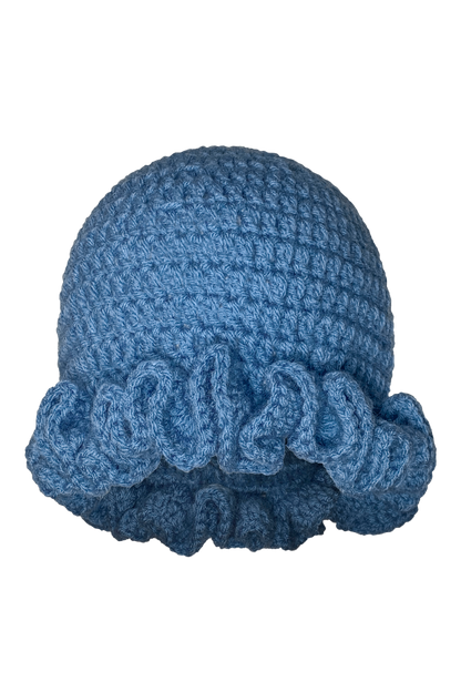 TANIJAY CROCHET Winter Hat Ptah Crochet Ruffle Beanie