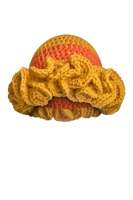 TANIJAY CROCHET Winter Hat Ptah Crochet Ruffle Hat
