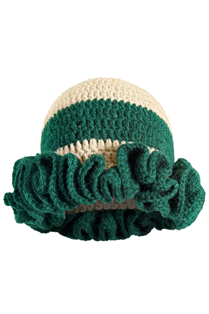 TANIJAY CROCHET Winter Hat Ptah Crochet Ruffle Hat