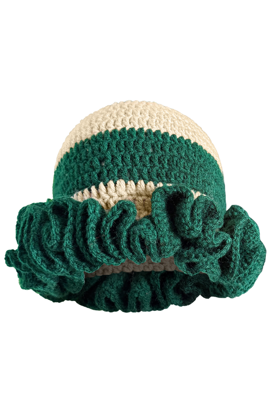 TANIJAY CROCHET Winter Hat Ptah Crochet Ruffle Hat