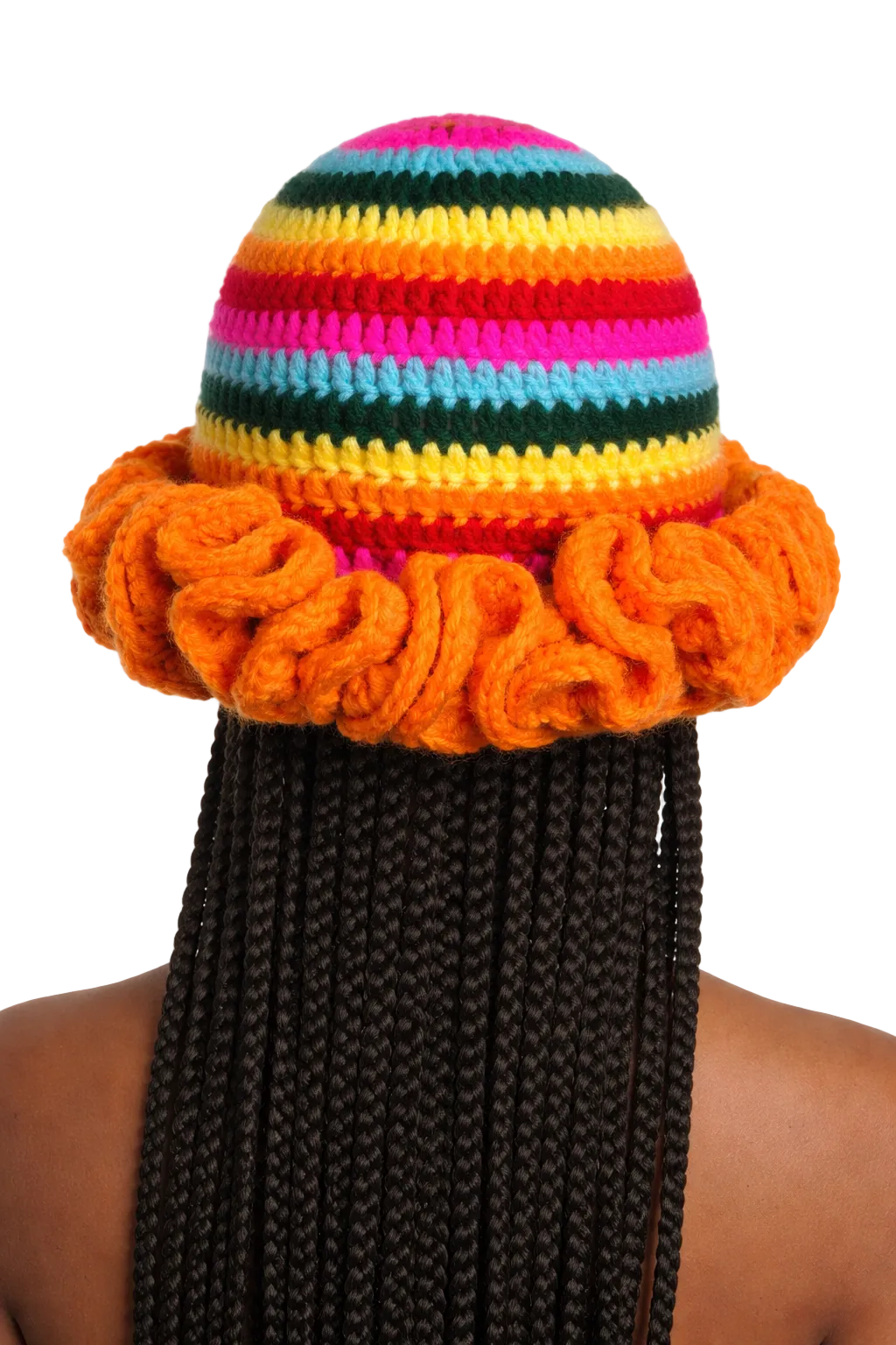 TANIJAY CROCHET Winter Hat Ptah Crochet Ruffle Hat