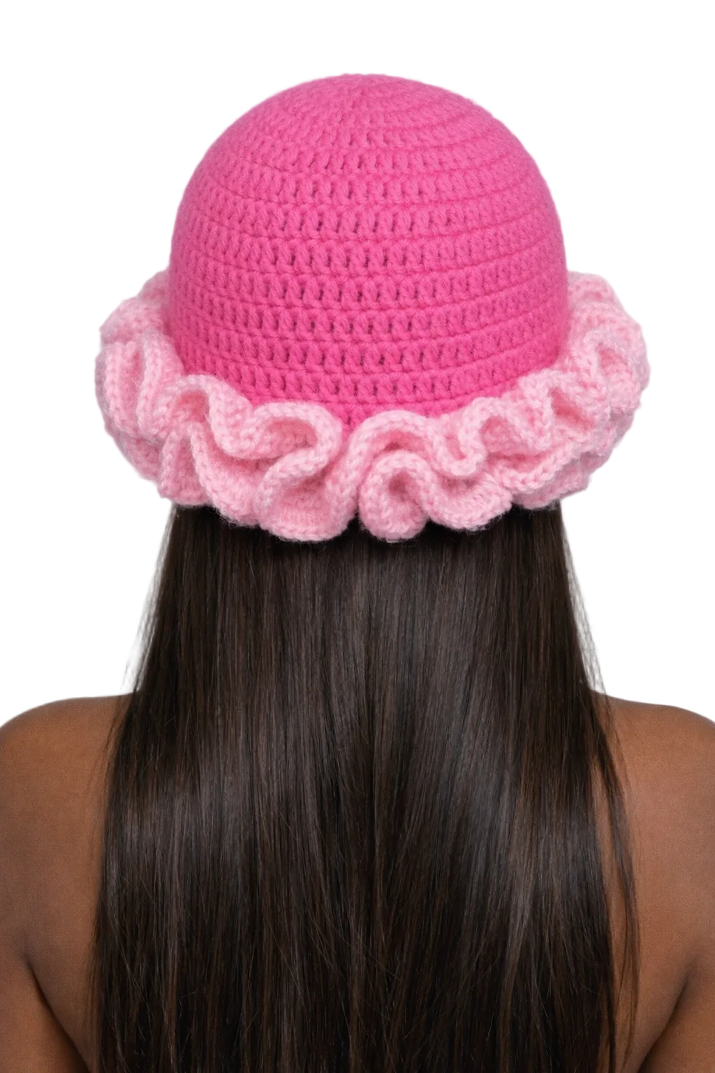 TANIJAY CROCHET Winter Hat Ptah Crochet Ruffle Hat