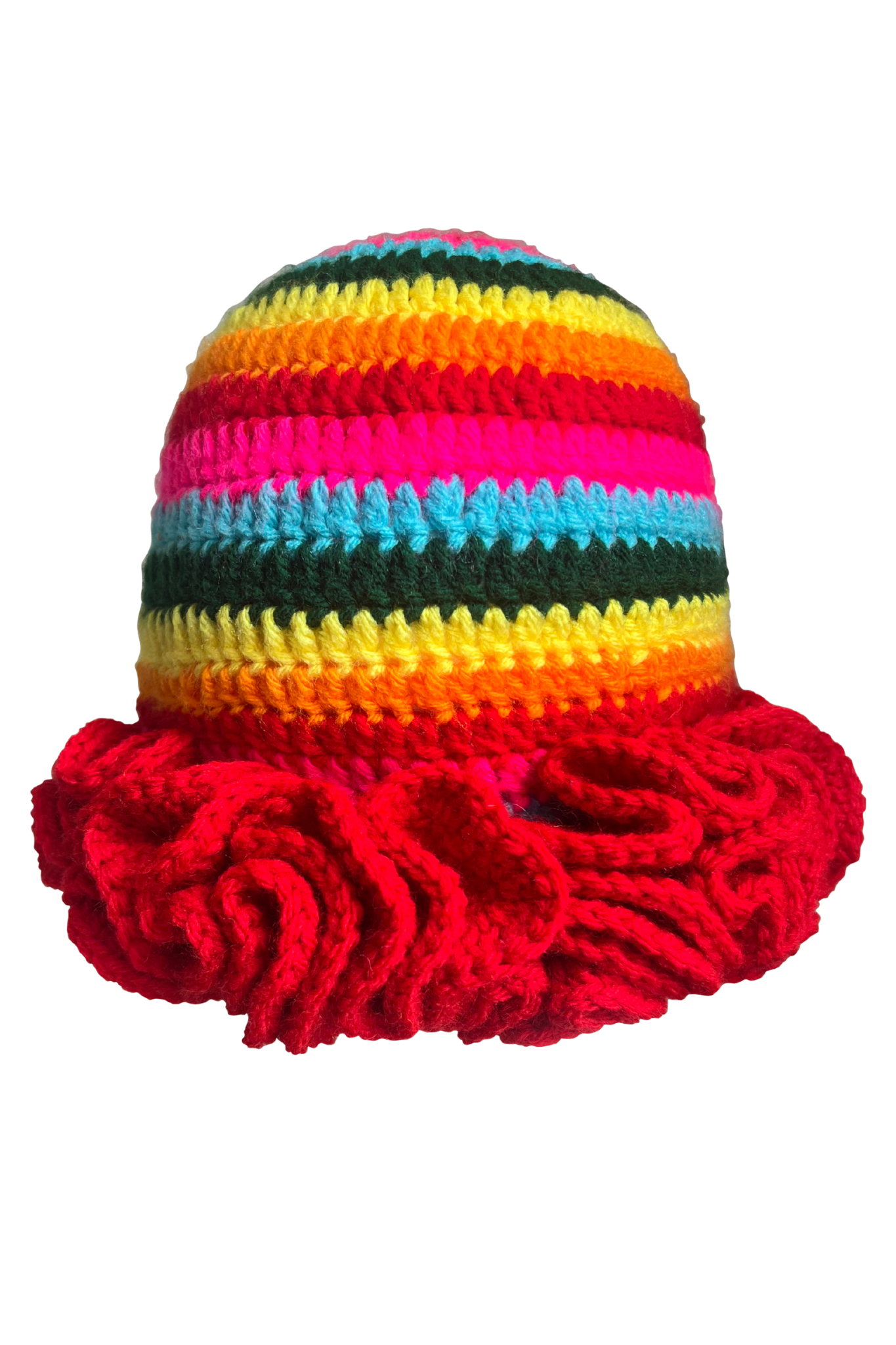 TANIJAY CROCHET Winter Hat Ptah Crochet Ruffle Hat