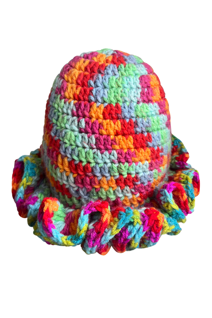 TANIJAY CROCHET Winter Hat Ptah Crochet Ruffle Hat