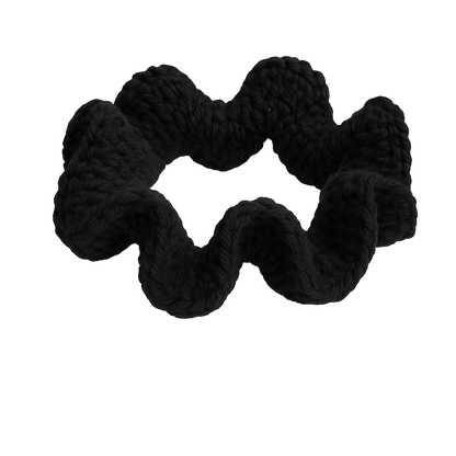 TANIJAY CROCHET bracelet Black Selene Crochet Ruffle Bracelet