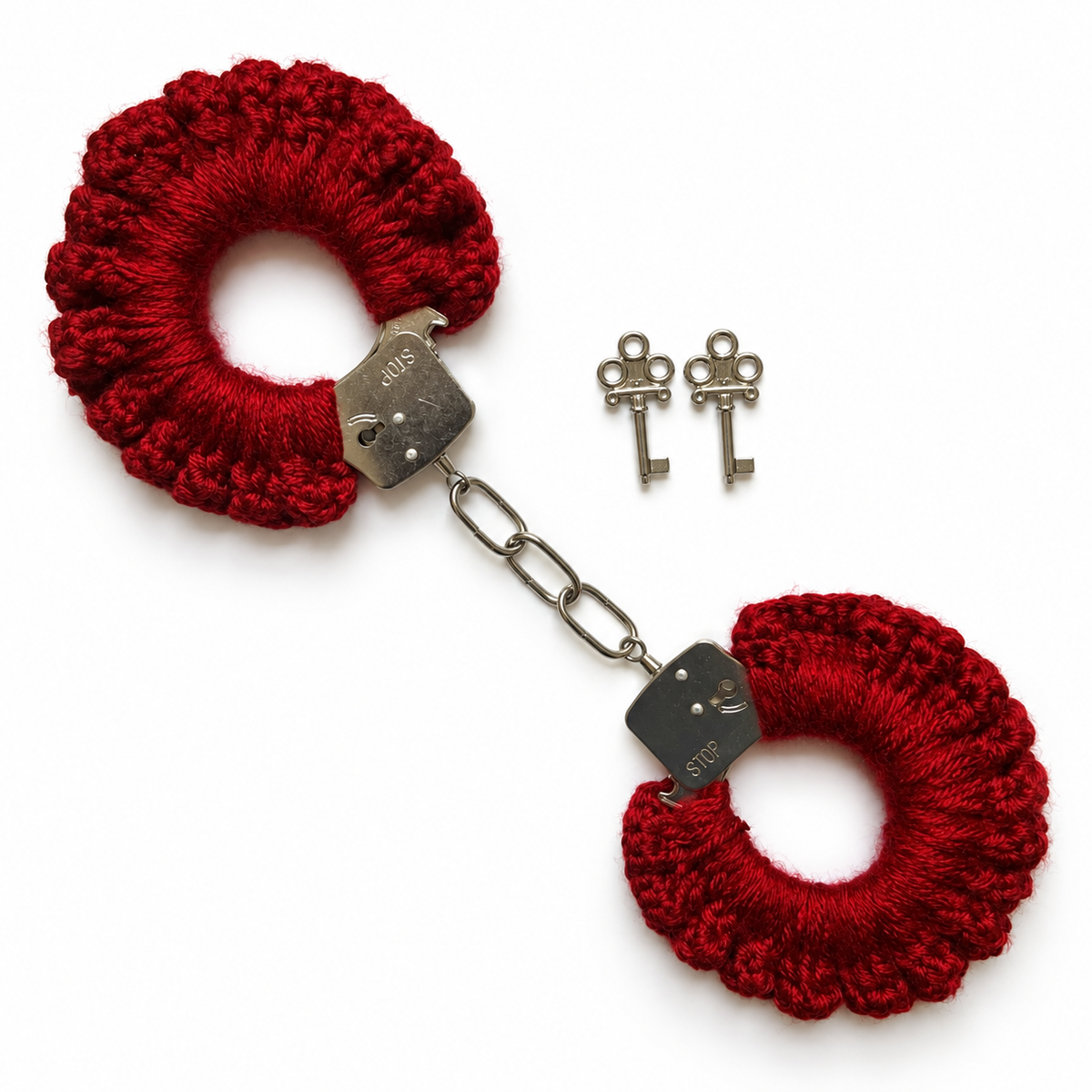 TANIJAY CROCHET handcuff Silky Crochet Handcuffs