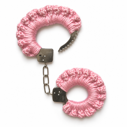TANIJAY CROCHET handcuff Silky Crochet Handcuffs