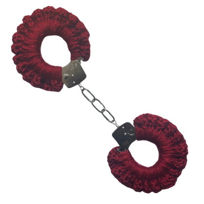 TANIJAY CROCHET Handcuffs ONE SIZE Silky Crochet Handcuffs