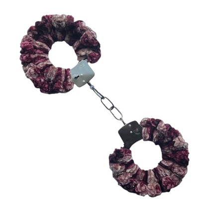 TANIJAY CROCHET handcuff Soft Velvet Crochet Cuffs