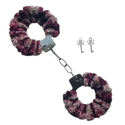 TANIJAY CROCHET handcuff Soft Velvet Crochet Cuffs