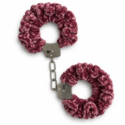 TANIJAY CROCHET handcuff Soft Velvet Crochet Handcuffs