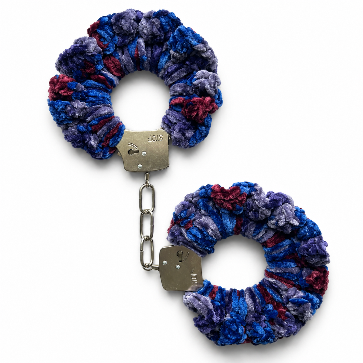 TANIJAY CROCHET handcuff Soft Velvet Crochet Handcuffs