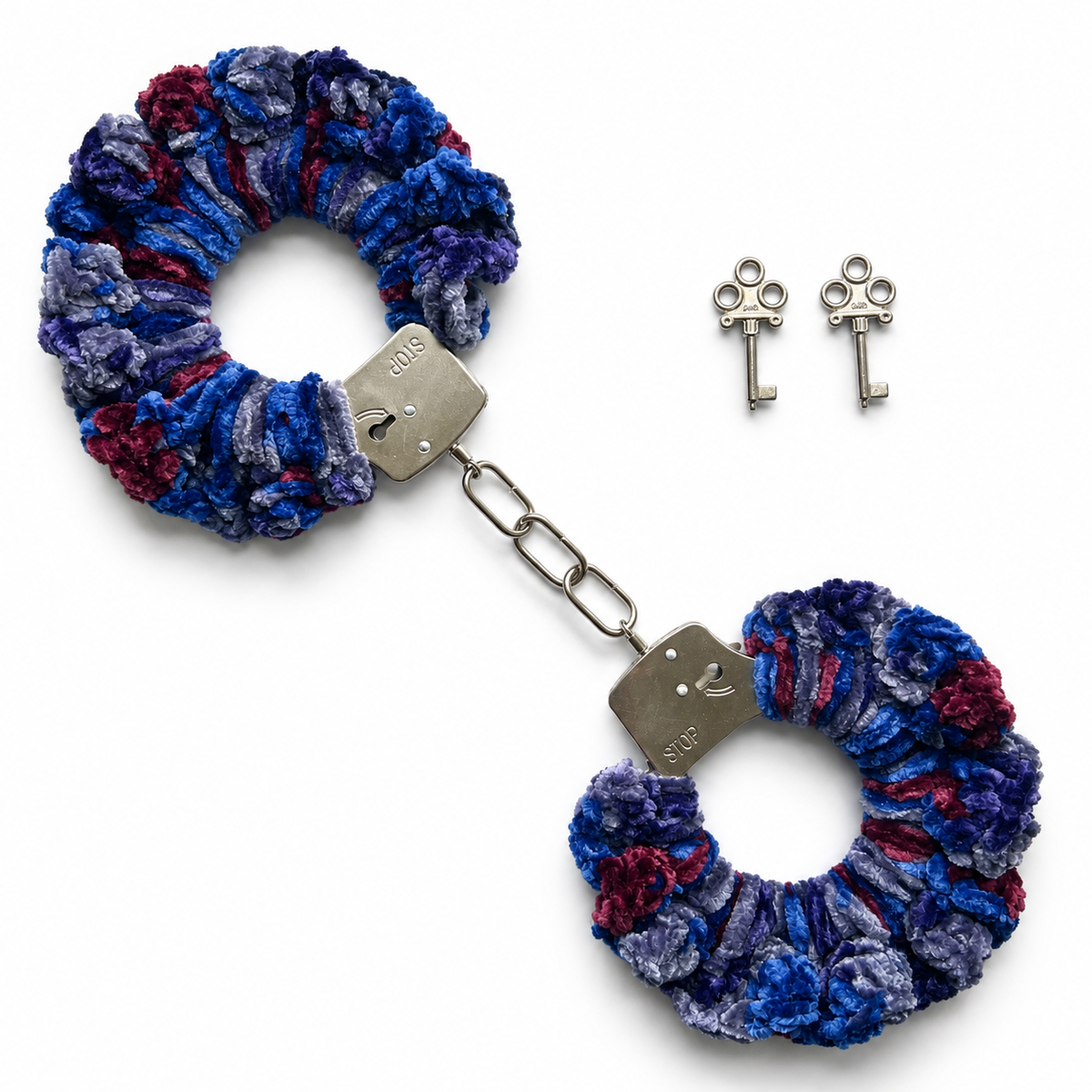 TANIJAY CROCHET handcuff Soft Velvet Crochet Handcuffs