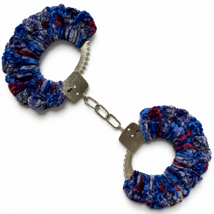 TANIJAY CROCHET handcuff Soft Velvet Crochet Handcuffs